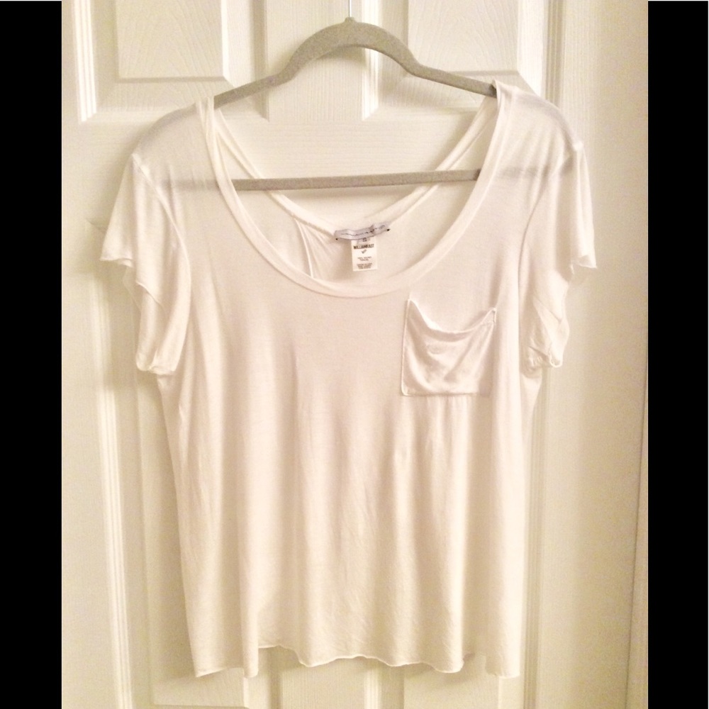 William Rast White tee with back detail